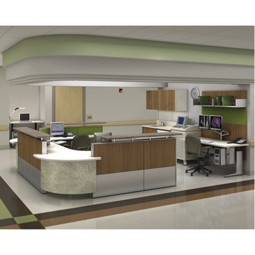 University Hospital Center for Emergency Medicine Nurse Station. Product by Herman Miller Healthcare